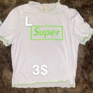 White super crop top